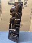 Polynesia Vintage Tiki Statue Wood Carving Figure