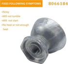 Dryer Motor Pulley   Drum Belt Compatible With Whirlpool Maytag Kenmore