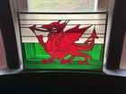 Welsh Flag Stained Glass Sun Catcher Dragon 21x15 Beautiful