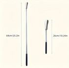 1pc Retractable Stainless Steel Shoehorn Elderly Shoe Helper Puller Tool - New