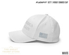 White Maga Hat Flex Fit Trump Flag Baseball Cap  Make America Great Again Cap