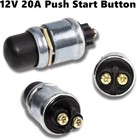 12v 50a Waterproof Switch Push Button Cars Boat Track Horn Engine Start Starter