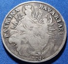 1771 Bavaria 1 Thaler Maximilian Iii Silver Coin Germany