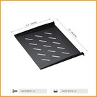 2 Pcs 1u Server Racks Shelves 12 Inches Universal Cabinet   Rack Rails Mount Can