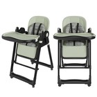 Convertible Baby High Chair To Rocker foldable Infant Feeding Chair With Wheels