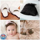Tatuo 4 Pcs Faux Fur For Craft 10 X 10 Inch Fur Fabric Square Sha