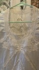 Victorian Edwardian As-is Early White Cotton Crochet Summer Blouse