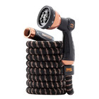 Pocket Hose Copper Bullet Hose 75 With Thumb Spray Nozzle   650psi