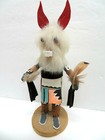 Native American Indian Kachina  wolf  Doll Totem Figurine   Signed  Hb