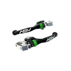 Asv F4 Brake   Clutch Levers Shorty Black 2019-2023 Kx450 x 2021-2024 Kx250 x