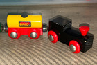 Brio Freight Express 4 Piece Train Set 33311 Vintage Wooden Fits Thomas