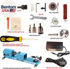 Mini Wood Lathe Machine Multi-purpose Upgraded And Lengthened Processing Diamete