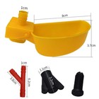 Automatic Quail Waterer 10 Pack Bird Water Cups Cage Hanging Poultry New