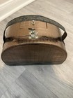Vintage Oval-shaped Vanity Or Jewelry Case  
