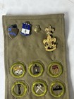 Vintage Boy Scouts Bsa Merit Badge Sash 16 Badges Pins Be Prepared Uniform