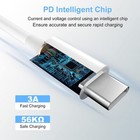 Pd 60w Usb-c To Usb-c Cable Fast Charger Cord Lot For Iphone 15 16 For Samsung