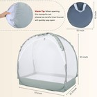 Yoofoss Baby Safety Crib Tent Infant Pop Up Nursery Bed Canopy Net Cover