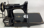 Vintage Singer Featherweight 221-1 Sewing Machine   Case Accessories
