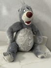 Disney Store Jungle Book Baloo Plush Stuffed Bear 13  Sitting Vintage Bean Bag