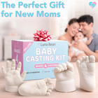 Baby Footprint And Hand Casting Mold Kit First Time New Mom Gifts
