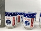 Fast Ship  Vtg Nasa Apollo 11 Moon Mission Glasses Lot Of 6  Excellent Condition