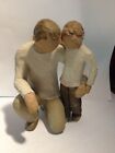 Willow Tree  father And Son  Hand Painted Figurine By Susan Lordi  2000  Retired