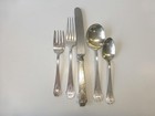 29 Piece 1847 Rogers Bros  Heraldic Hammered Wrought Silverplate Flatware Set