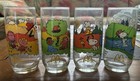 Mcdonald   s Camp Snoopy Collection Glasses Peanuts Complete Set Of 4 Vintage