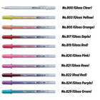 Sakura Gelly Roll Glaze Gel Pen Colors Set Of 15 Pens Complete Collection