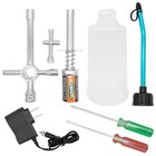 Rc Nitro Starter Glow Plug Igniter Kit With Fuel Bottle For 1 8 1 10 Cars