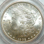 1902 O Morgan Silver Dollar Pcgs Ms64 Near Gem Uncirculated  1 Coin 