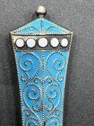 Gustav Gaudernack D-a Norway 925s Cloisonn   Enamel Mother Of Pearl Letter Opener