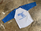 80s Vintage Panavision Hollywood Film Movie Cameras Raglan T-shirt Sz S 50 50