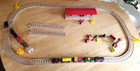 Vintage Brio Wooden Train Set Lot   Extras