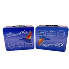 Southwest Airlines Metal Lunchbox The Southwest Way Set Of 2 Tin Collectibles