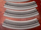 Lionel Fastrack O36 Black Center Rail Lot 6 Curves 4 Straights Early Version