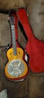 Acoustic Resonator Guitar Right-handed 6-string Brown W  Hard Case