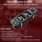 Master Power Window Control Switch For Chrysler 200 300 Dodge Charger Ram 4-door