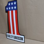 Harley Davidson Porcelain Enamel Sign  30 X 17 5 Inches 1 Sided