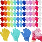 104 Pcs Exfoliating Shower Gloves Set - Body Scrubber  Dead Skin Remover  Spa Ma