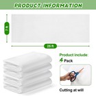 4 Pack Plant Covers Freeze Protection Frost Cloth Thick Blankets Floating Row   