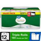 Great Value Ultra Strong Paper Towels  12 Triple Rolls