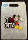 Disney Store Pin I        Mickey Ears Ny Mickey Mouse Heart New York City 2010    Nib