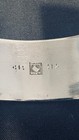 Tuareg Vintage Silver Cuff Bracelet 18g 1  W 2 5  L Hand Engraved Niger Stamp
