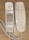 Vtg Telephone Bell South Beige Push Button Corded Wall Mounted Phone Cleaned