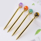 Ball Pen - Crystal Ballpoint Luxury Bling Gift Wedding Top Ball Metal Student
