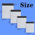 Poly Mailers Shipping Bags Mailing Bags100pcs 4 Assorted Sizes White S   