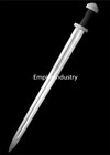 Medieval Long Sword Handmade Carbon Steel Blade Warrior Sword With Scabbard