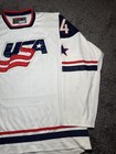 Vintage Usa Hockey Jersey Mens Xl White Nike Team 2002 Winter Olympics Stitched