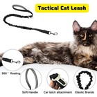 Tactical Cat Dog Harness Leash For Working Adjustable Pet Vest Harness Soft Mesh